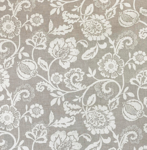 Eliza Tapestry Flowers Natural Tablecloth