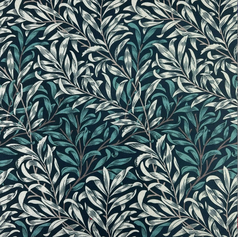 William Morris Willow Bough Dark Teal Cushion Cover
