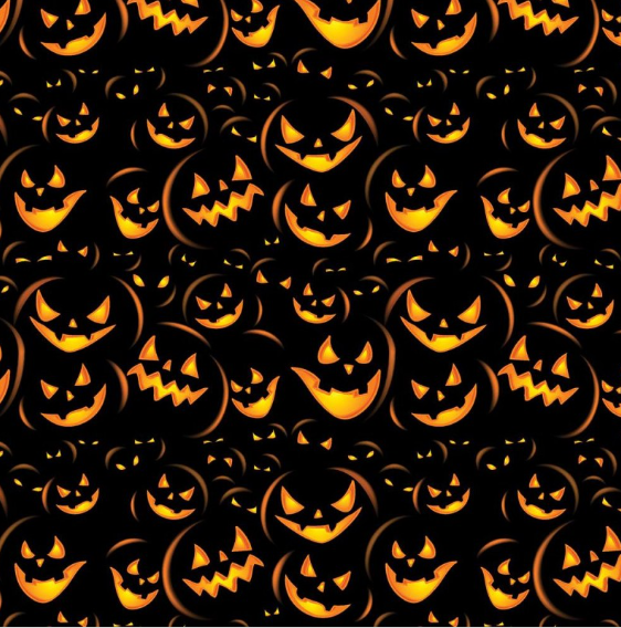 Spooky Lantern Pumpkins Halloween Tablecloth