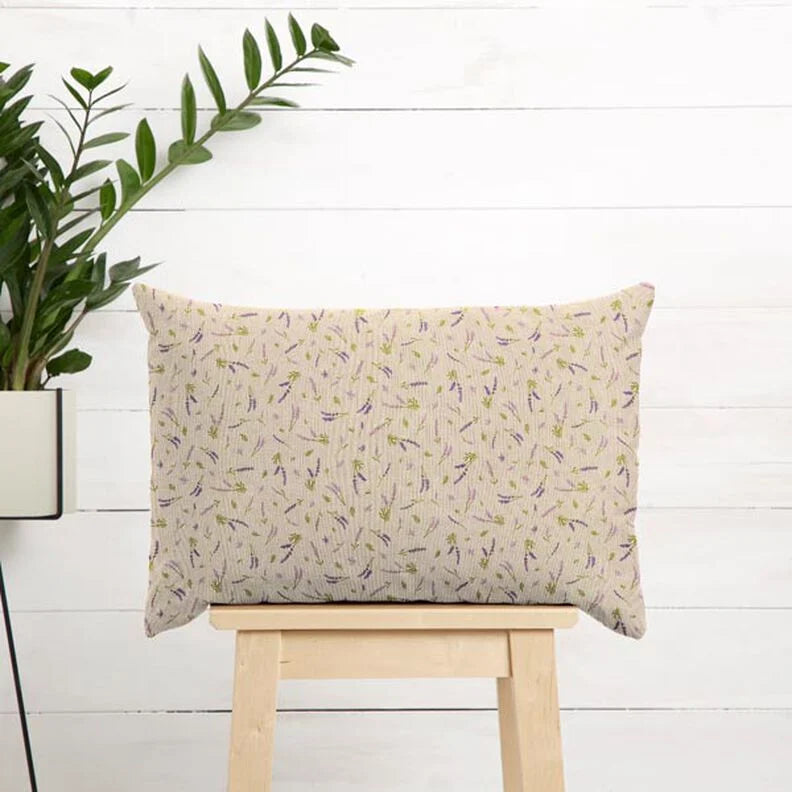 Tovaglia naturale color lavanda disponibile in molte misure