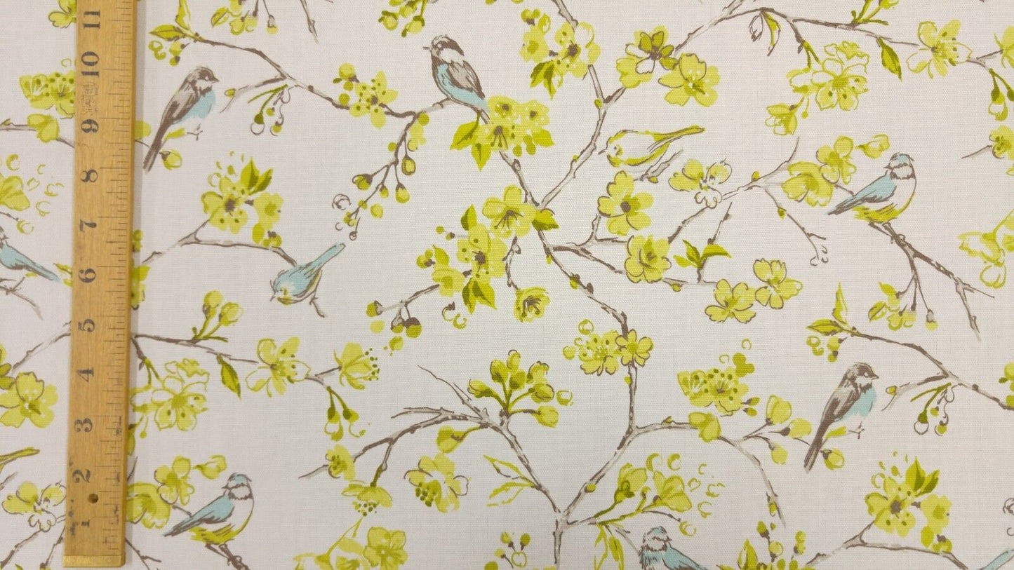 Bird Citrus Flower Blossom Tablecloth - CushionCoverAndDecor