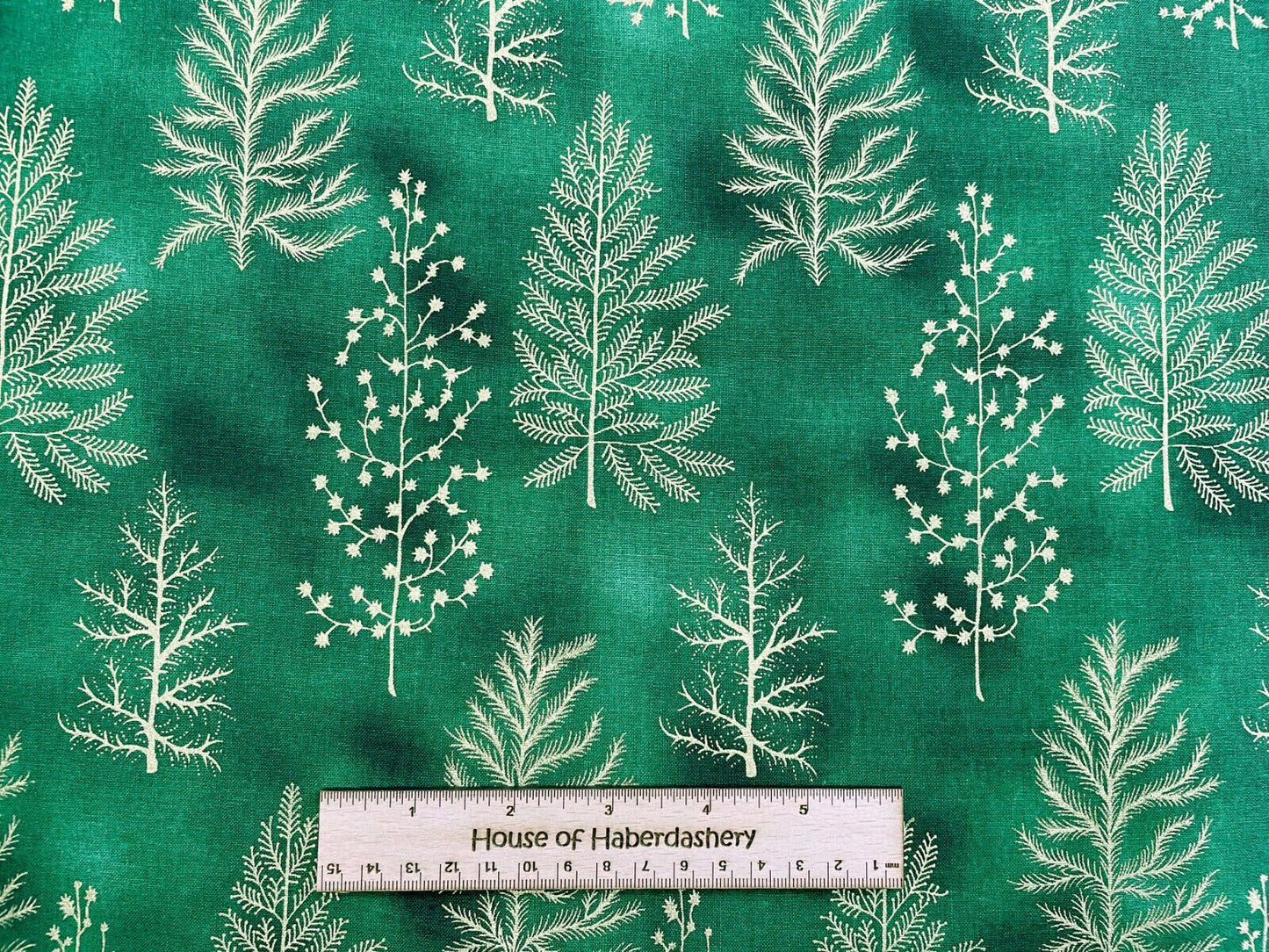 Christmas Trees Table Runner , Green Gold Christmas Table Runner , Green Table Runner , Table Runner UK 54" 60" 64" 72" 84" 96" 104" - CushionCoverAndDecor