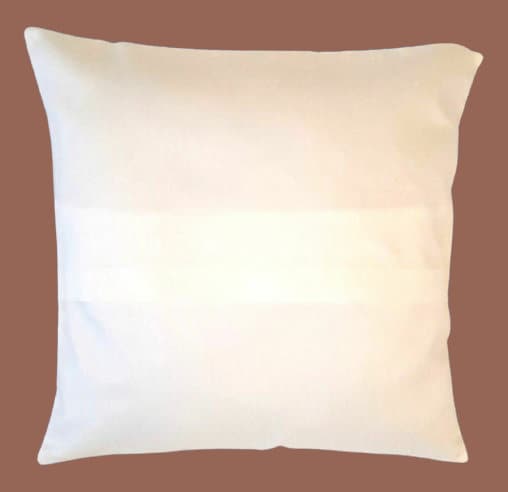 Cushion Cover Scandinavian Leaves Beige Latte Design 10" 12" 14" 16" 17" 18" 20" 22" 24" 26" ILiv Handmade 100% Cotton - CushionCoverAndDecor