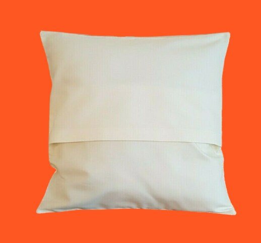 Cushion Cover Shoreditch Mango Orange Black Circle Design 10" 12" 14" 16" 17" 18" 20" 22" 24" 26" Handmade 100% Cotton - CushionCoverAndDecor