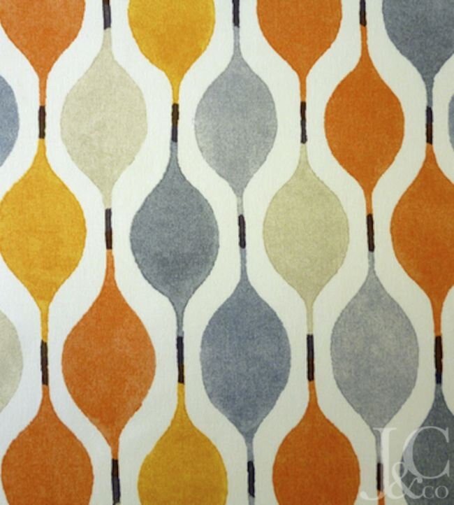 Cushion Cover Verve Geometric Juice Orange Design 10" 12" 14" 16" 17" 18" 20" 22" 24" 26" Handmade 100% Cotton - CushionCoverAndDecor