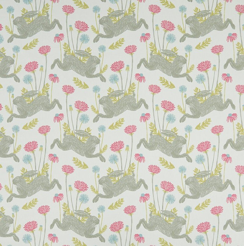 Easter Tablecloth , Napkin March Hare Bunny Design 100% Cotton Handmade - CushionCoverAndDecor