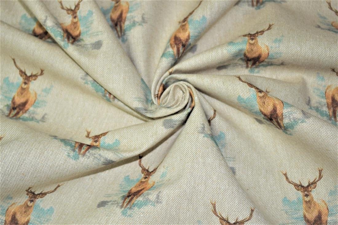 Highland Stag Christmas Tablecloth Available In Many Sizes - CushionCoverAndDecor