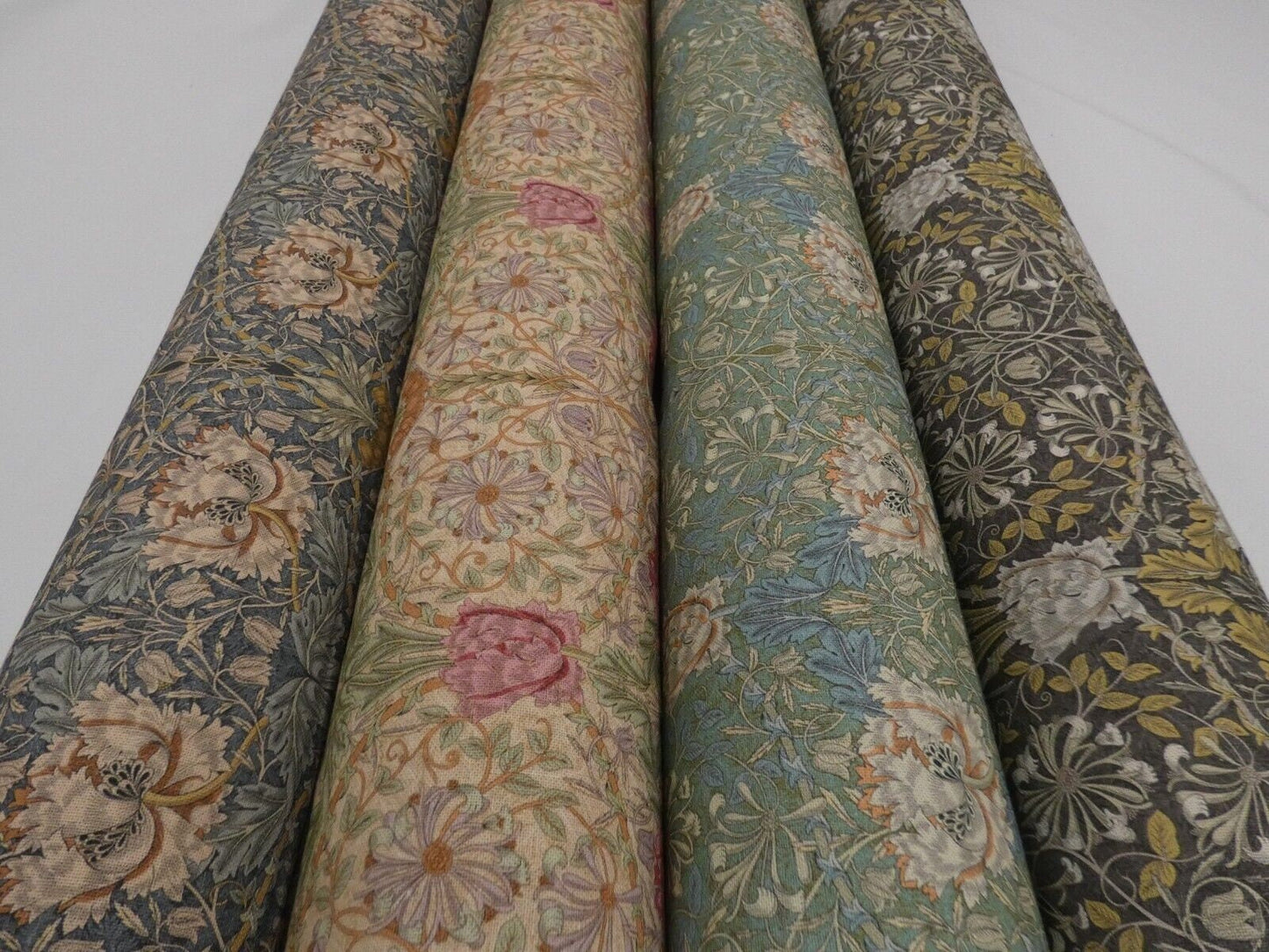 William Morris Honeysuckle Steel Tablecloth , Floral Tablecloth , Round Tablecloth , Square Tablecloth , Tablecloth UK