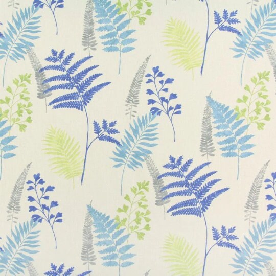 Leaf Leaves Manila Lagoon Blue Tablecloth , Cotton Round Oval Rectangle Table Cloth