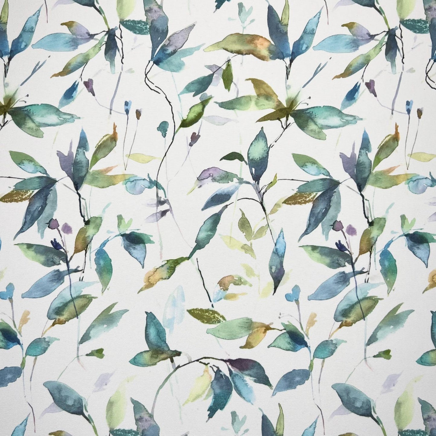 Lago Peacock Leaves Tablecloth: Water Resistant Outdoor Fabric