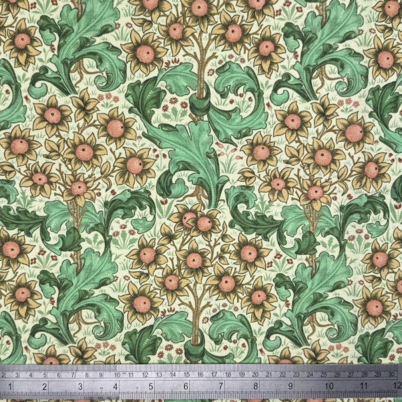William Morris Azure Coated Tablecloth Orchid , Water Resistant Tablecloths , Outdoor Tablecloth , Round Oval Rectangle Tablecloth