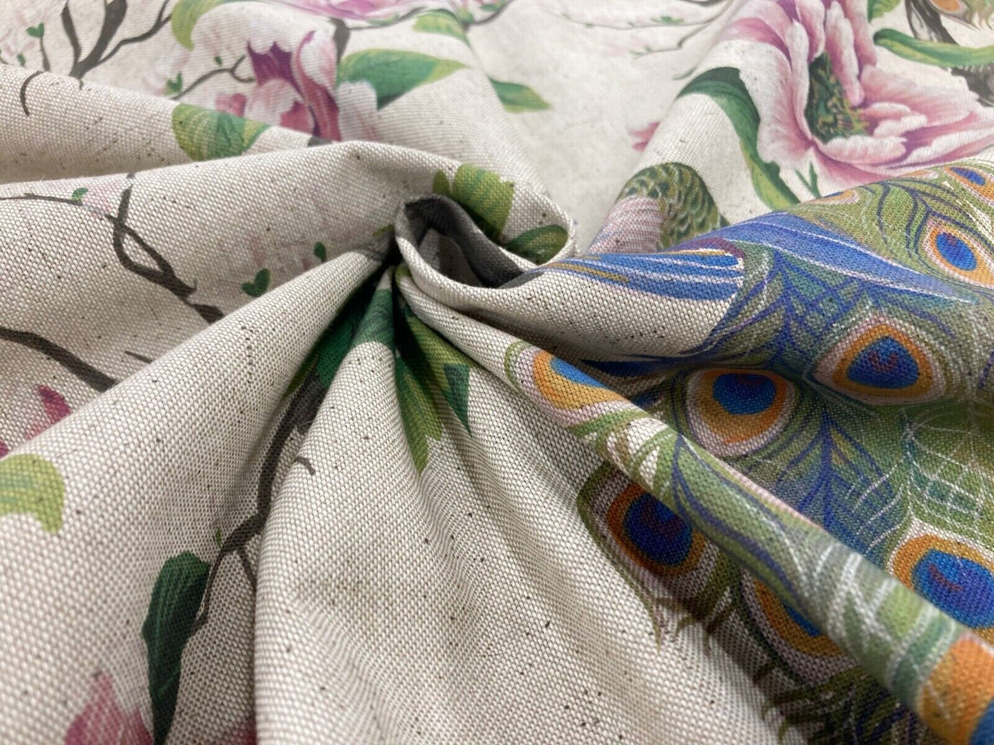 Peacock Floral Tablecloth , Peacock Tablecloth , Round Tablecloth , Square Tablecloth , Tablecloth UK