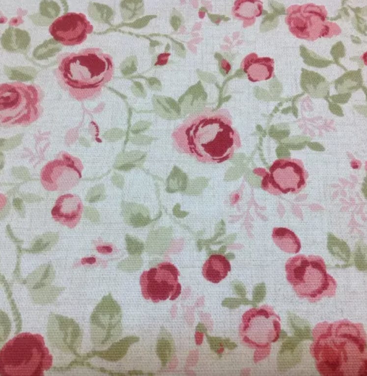 Maude Old Rose Floral Sage Green Red Cushion Cover , Throw Pillow , Scatter Cushions , Cushion Cover UK