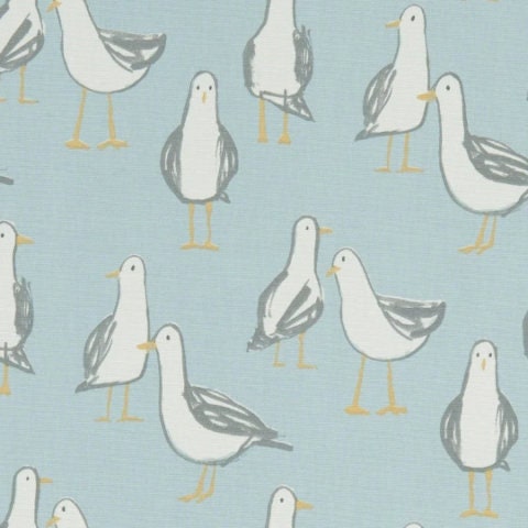 Seagull Laridae Cotton Tablecloth , Round Oval Rectangle