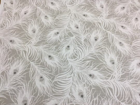 Peacock Feather Natural Tablecloth , Round Tablecloth , Oval Tablecloth , Rectangle Tablecloth