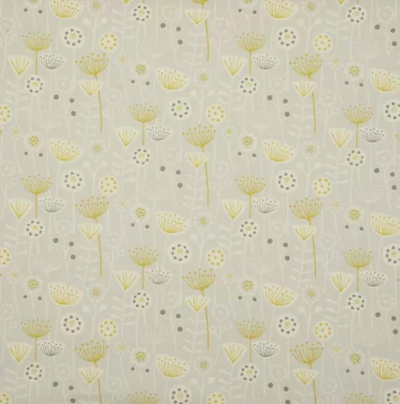 Scandi Floral Table Runner, Bergen Grey Cotton Tablecloth, Various Sizes
