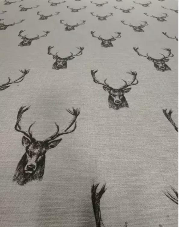 Christmas Stags Tablecloth , Christmas Festive Tablecloth , Round Oval Rectangle Tablecloth , Christmas Napkins