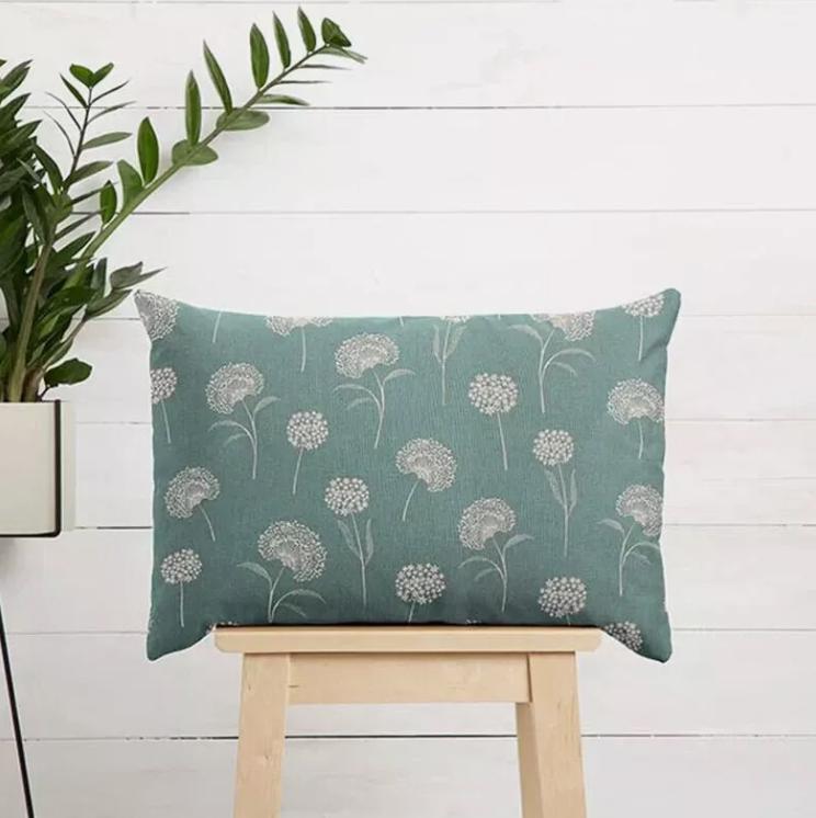 Dandelions Floral Natural Reed Tablecloth , Linen Look Tablecloth , Round Tablecloth , Oval Tablecloth , Rectange Tablecloth