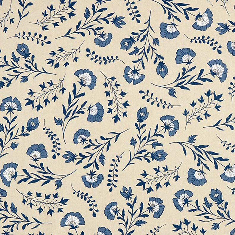 Scandi Floral Flowers Tablecloth, Round Oval Rectangle, Handmade UK
