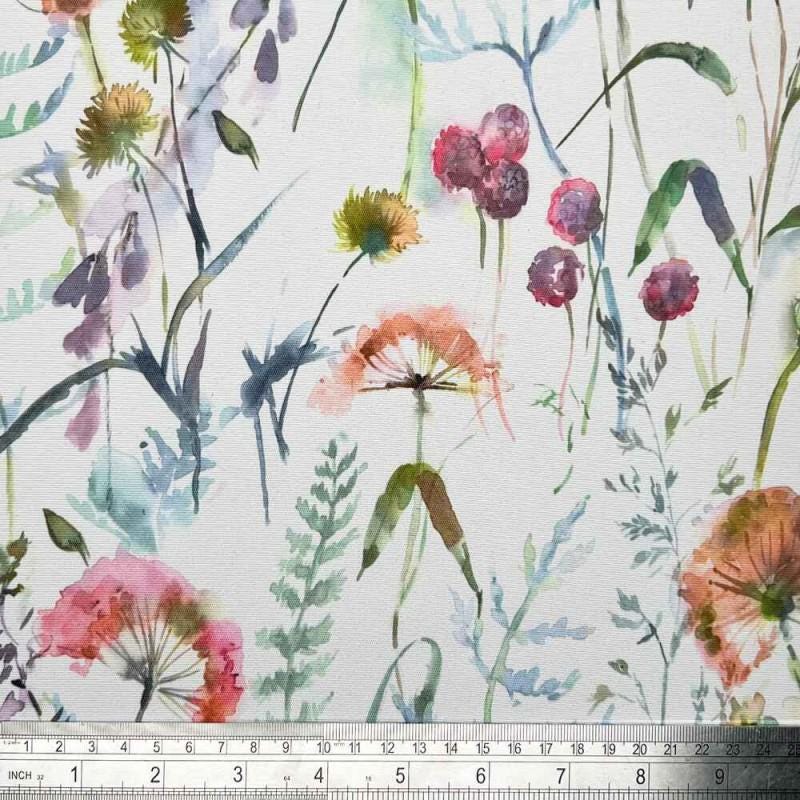 Montagna Floral Coated Tablecloths , Flowers Outdoor Tablecloth , Weather Resistant Tablecloth , Round Oval Rectangle Tablecloth