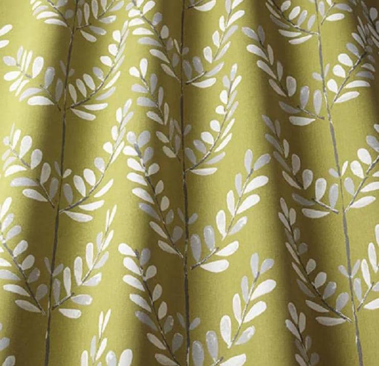 Scandi Sprig Kiwi Tablecloth , Leaf Leaves Tablecloth , Round Oval Rectangle Tablecloth