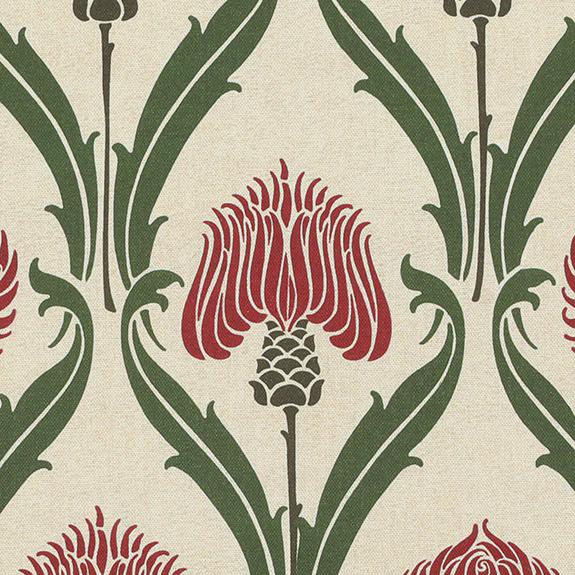 Highland Thistle Tablecloth. Floral Flowers Scandi Table cloth. Round Oval Square Rectangle. Napkins. Handmade UK