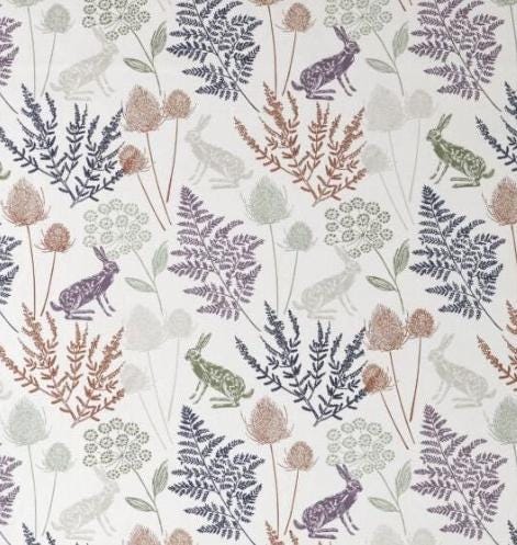 Kielder Hare Rabbit Natural Cushion Cover