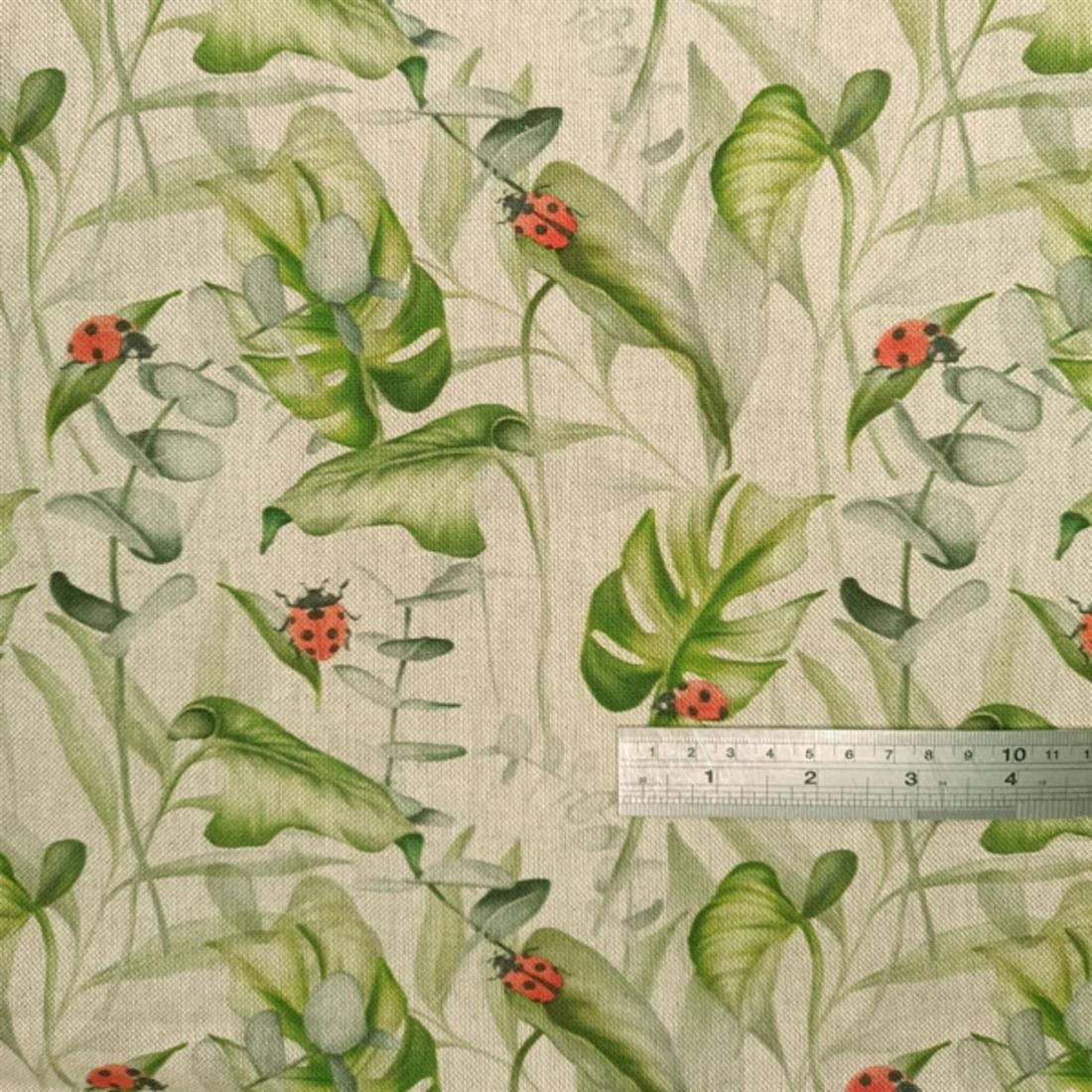 LadyBirds Tablecloth , Cotton Rich Linen Look Beige Tablecloth , Tablecloth UK - CushionCoverAndDecor