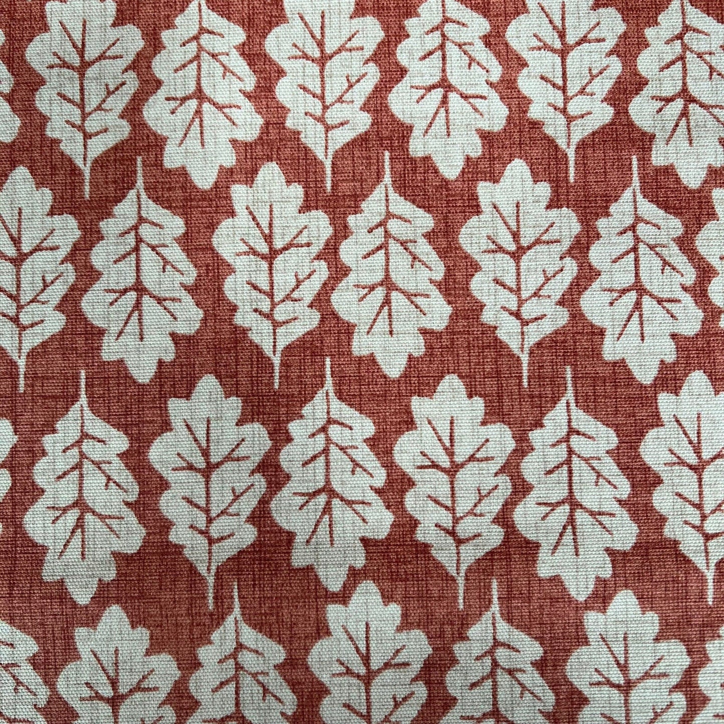 Leaf Paprika Cushion Cover , Great Oak Leaf Cushion , Orange Pillow Cover , Throw Pillow Cover , Cushion Covers UK , Decorative Cushion - CushionCoverAndDecor