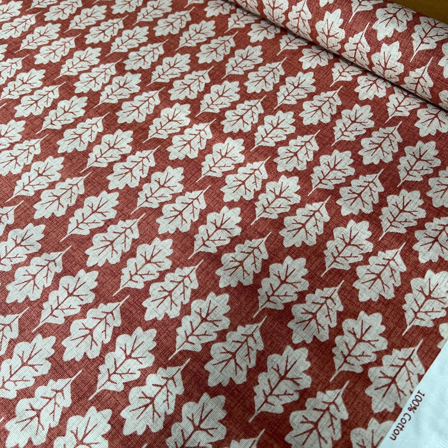 Leaf Paprika Cushion Cover , Great Oak Leaf Cushion , Orange Pillow Cover , Throw Pillow Cover , Cushion Covers UK , Decorative Cushion - CushionCoverAndDecor