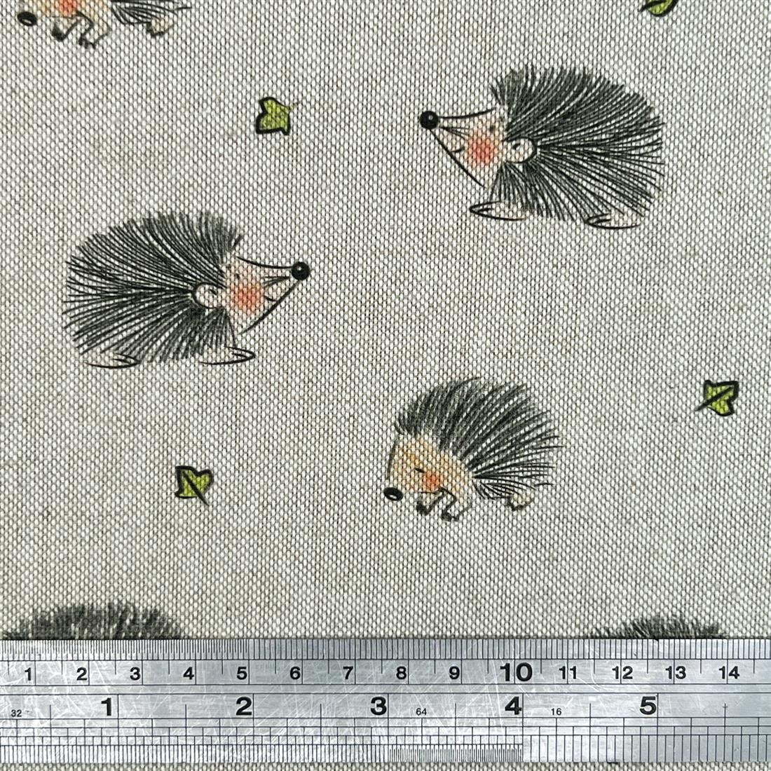 Little Hedgehogs Tablecloth , Hedgehogs Tablecloth , Linen Look Tablecloth , Tablecloth UK - CushionCoverAndDecor