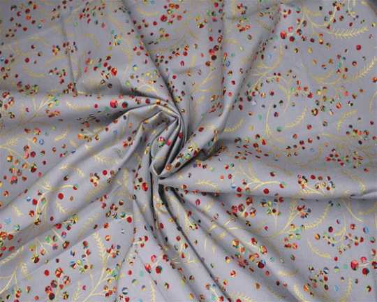 Luxury Christmas Berries Silver Tablecloth Available In Many Sizes - CushionCoverAndDecor