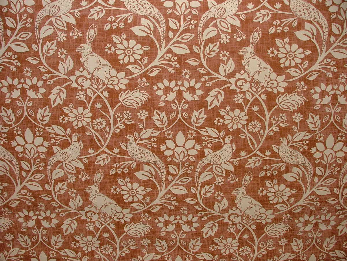 Heathland Floral Wildlife Hares Game Tablecloth