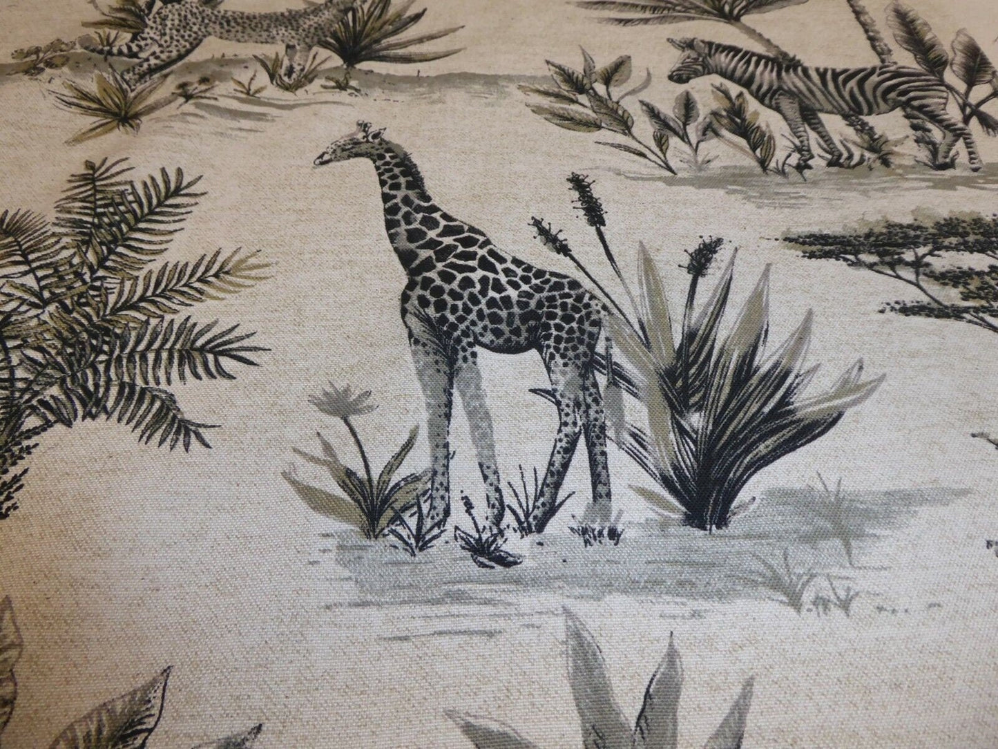 Safari Natural Tablecloth , Jungle Animal Tablecloth , Tablecloth UK - CushionCoverAndDecor