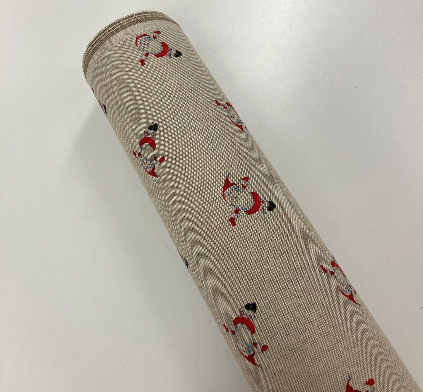 Santas Christmas Tablecloth , Santas Table Cover , Festive Tablecloth , Linen Look Tablecloth UK - CushionCoverAndDecor