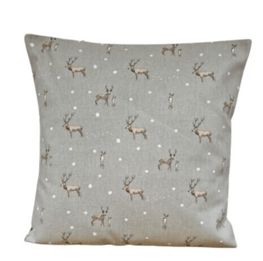 Sophie Allport Christmas Stags Cushion Cover - CushionCoverAndDecor
