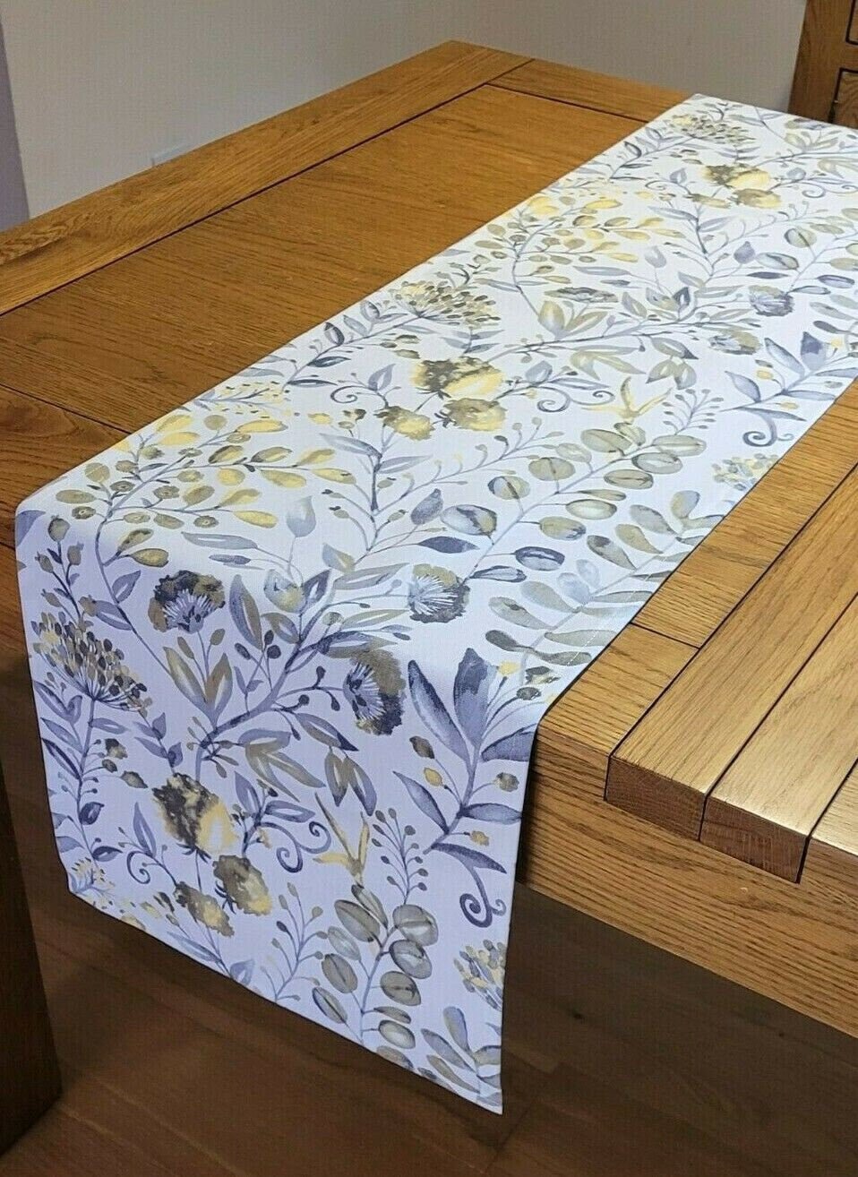 Table Runner Ashley Wilde Whitwell Buttercup Floral Design 36" 48" 54" 60" 64" 72" 84" 96" 104" Handmade - CushionCoverAndDecor