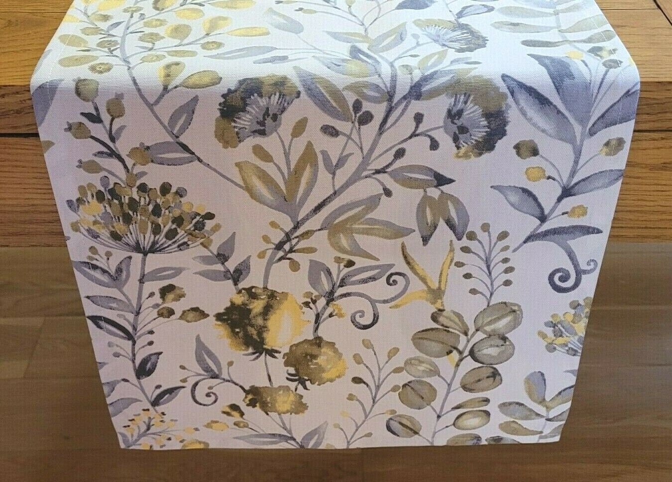 Table Runner Ashley Wilde Whitwell Buttercup Floral Design 36" 48" 54" 60" 64" 72" 84" 96" 104" Handmade - CushionCoverAndDecor