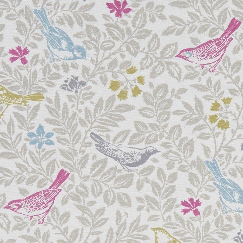 Tablecloth, Napkins Bird Song Pastel Blue , Autumn Sage Green , Summer Pink Design , Tablecloth UK - CushionCoverAndDecor