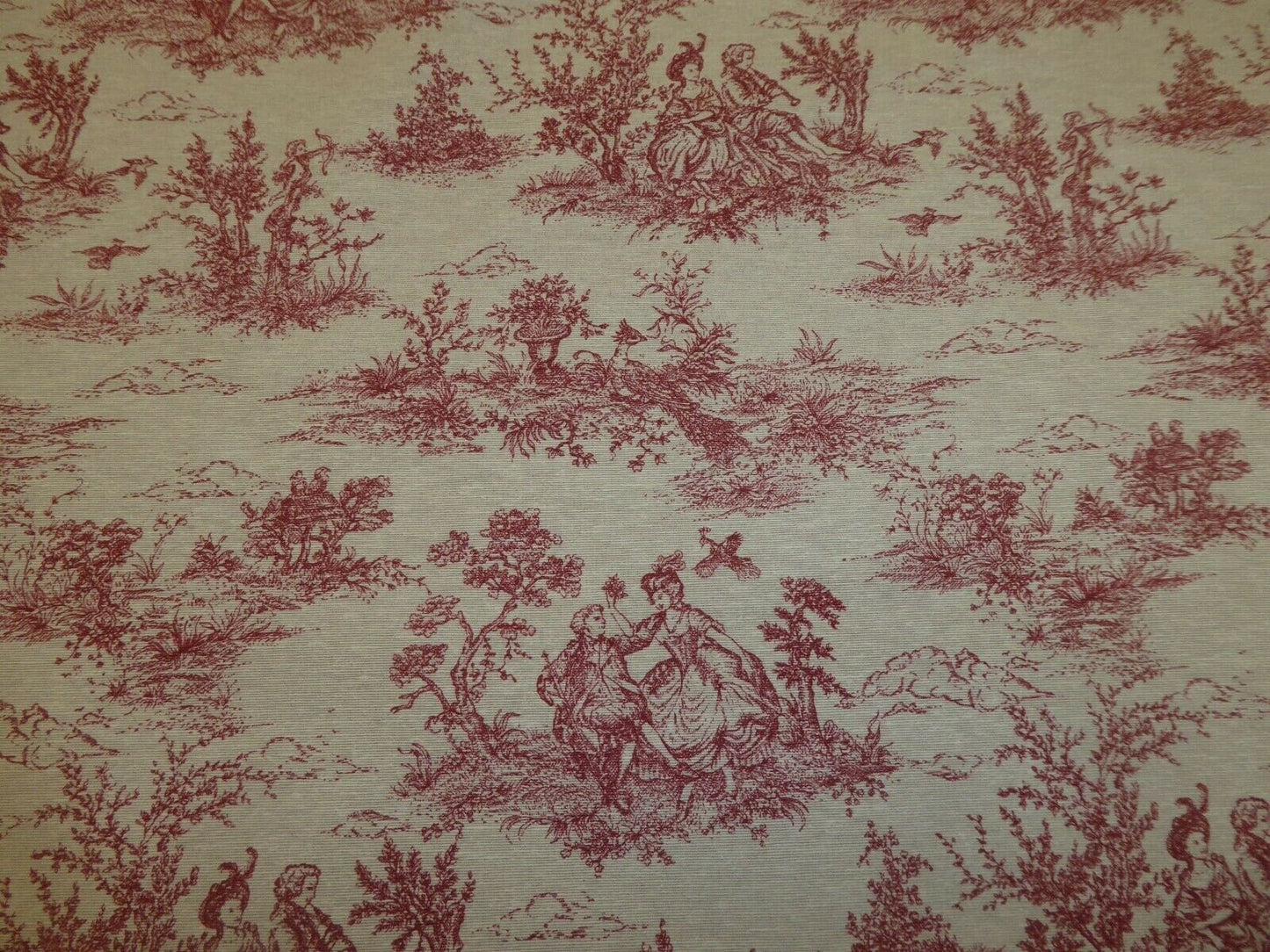 Tablecloth Toile De Jouy , Vintage Tablecloth , French Tablecloth , Tablecloth UK , Cotton Rich Linen Fabric - CushionCoverAndDecor