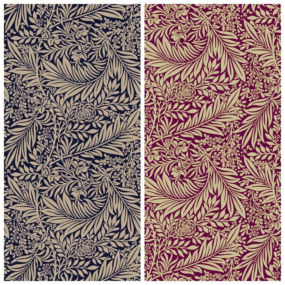 Tablecloth William Morris Larkspur Floral Leaf Design , Tablecloth UK - CushionCoverAndDecor