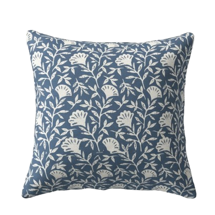 Floral Melby Midnight Blue Cushion Cover