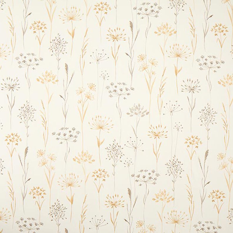 Dried Flowers Light Beige Tablecloth