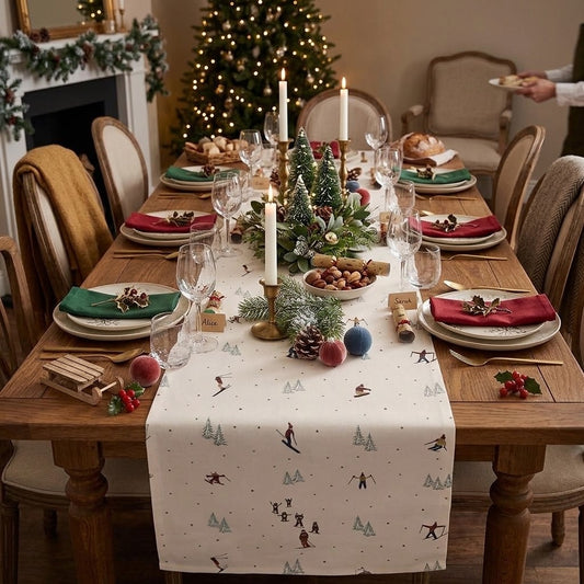 Sophie Allport Skiing Christmas Table Runner