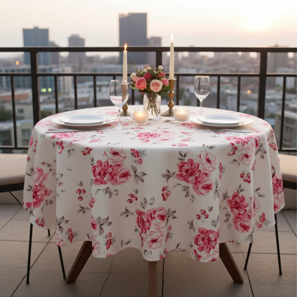 Cath Kidston Brampton Bunch Raspberry Tablecloth