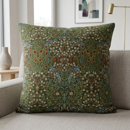 William Morris Blackthorne Forest Cushion Cover