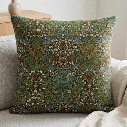 William Morris Blackthorne Forest Cushion Cover