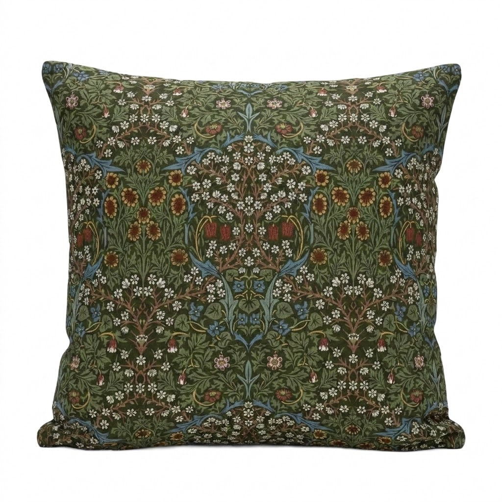 William Morris Blackthorne Forest Cushion Cover
