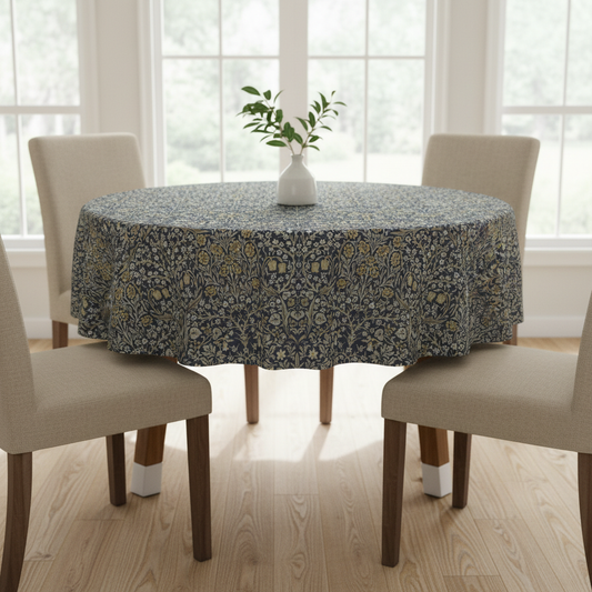 William Morris Blackthorne River Cotton Tablecloth