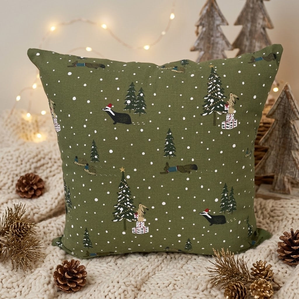 Sophie Allport Festive Forest Christmas Cushion Cover